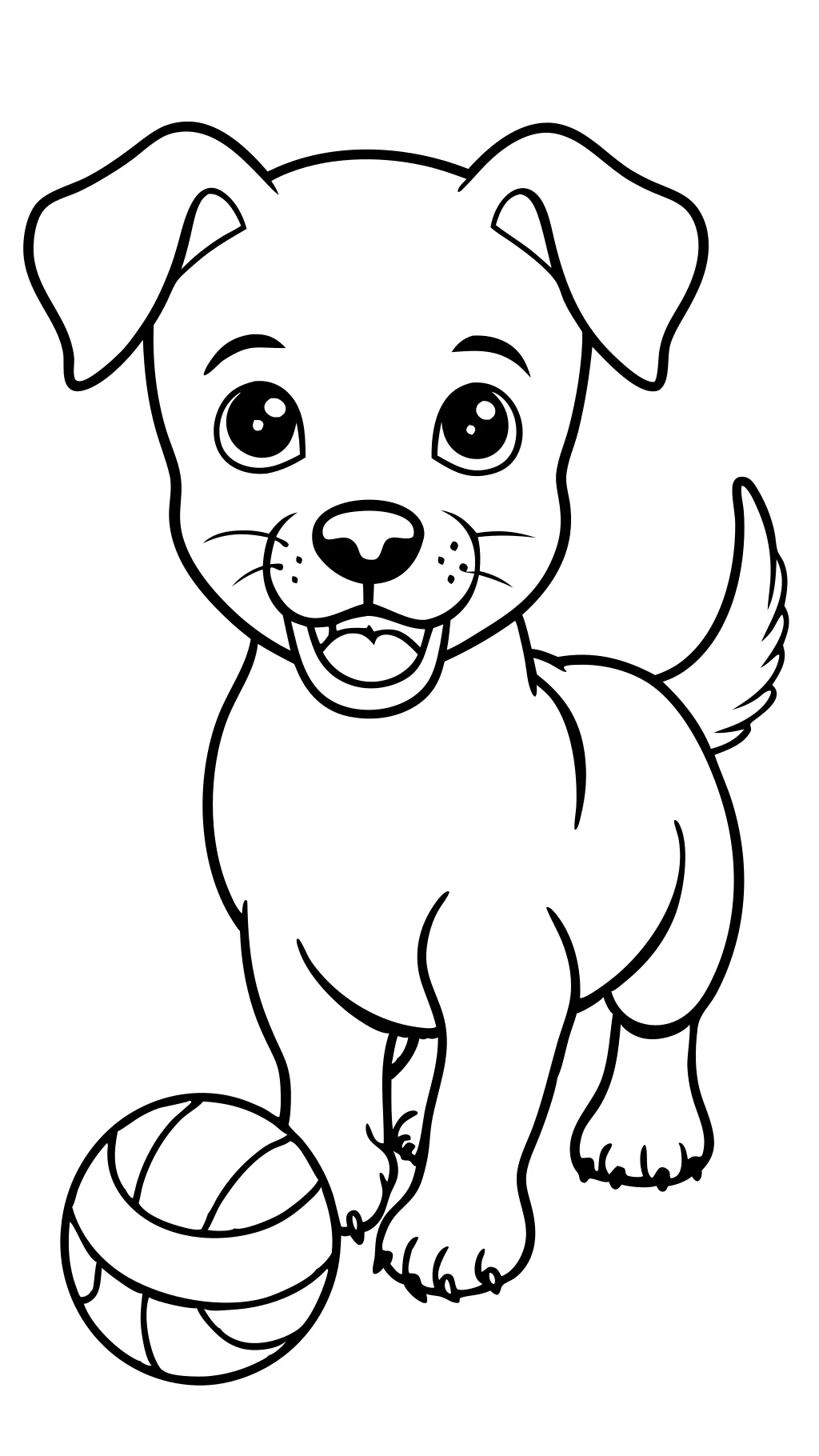 Pagas para colorear de Puppy Play